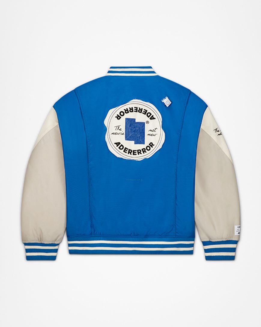 Women's Converse x ADER ERROR SHAPES Varsity Jackets Blue | AU 0E894H